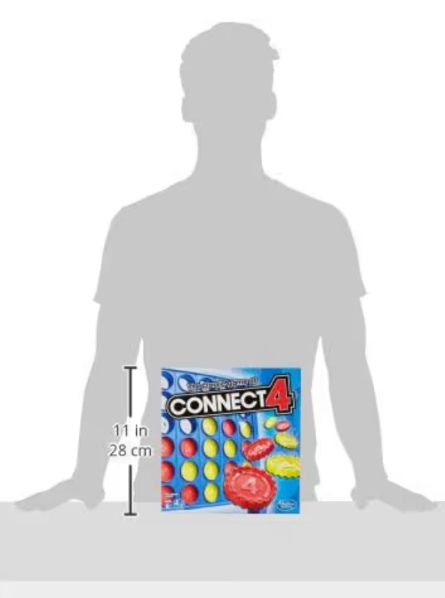 Hasbro Gaming Connect 4 Classic Grid,4 in a Row Game - Strategy Board Games for Kids