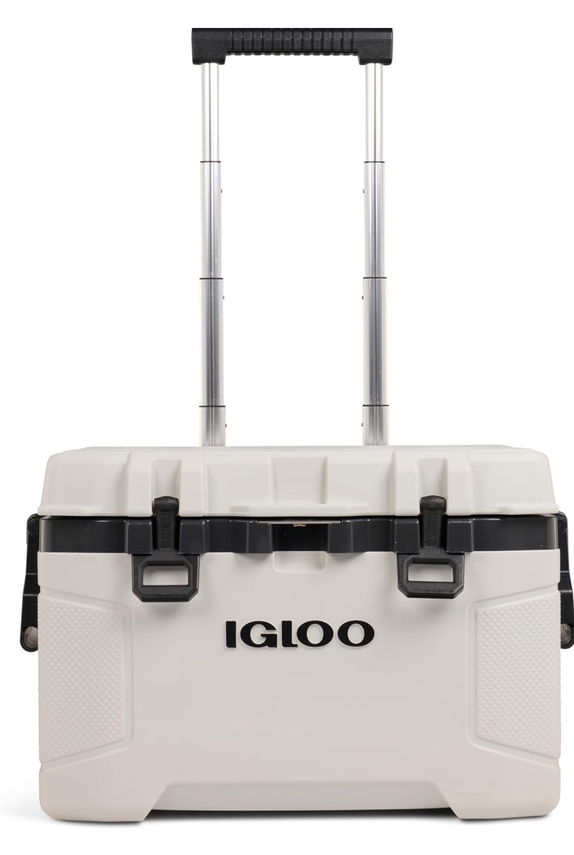 Igloo Trailmate 52Qt Wheeled Cooler, Insulated Hard Shell Ice Chest - Bone