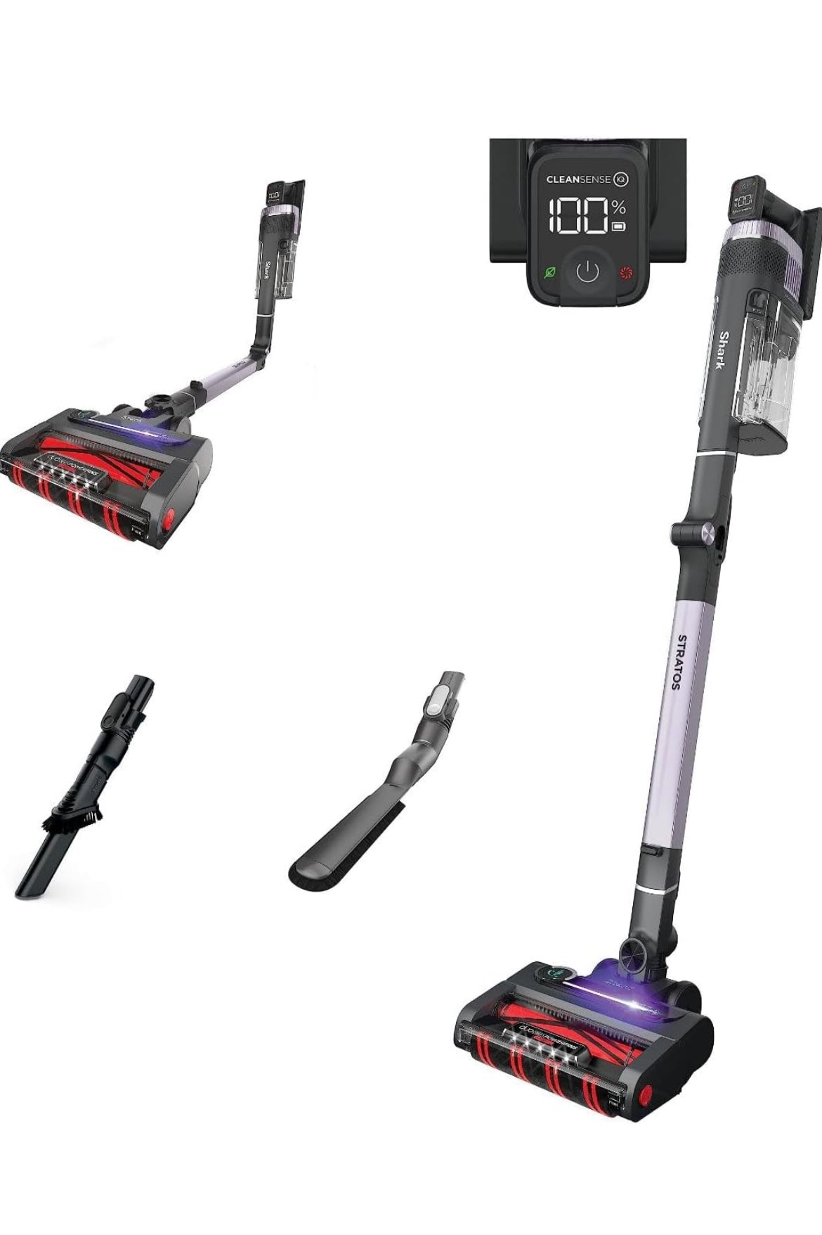 Shark Stratos Cordless Vacuum with Clean Sense IQ and Odor Neutralizer, MultiFlex Wand