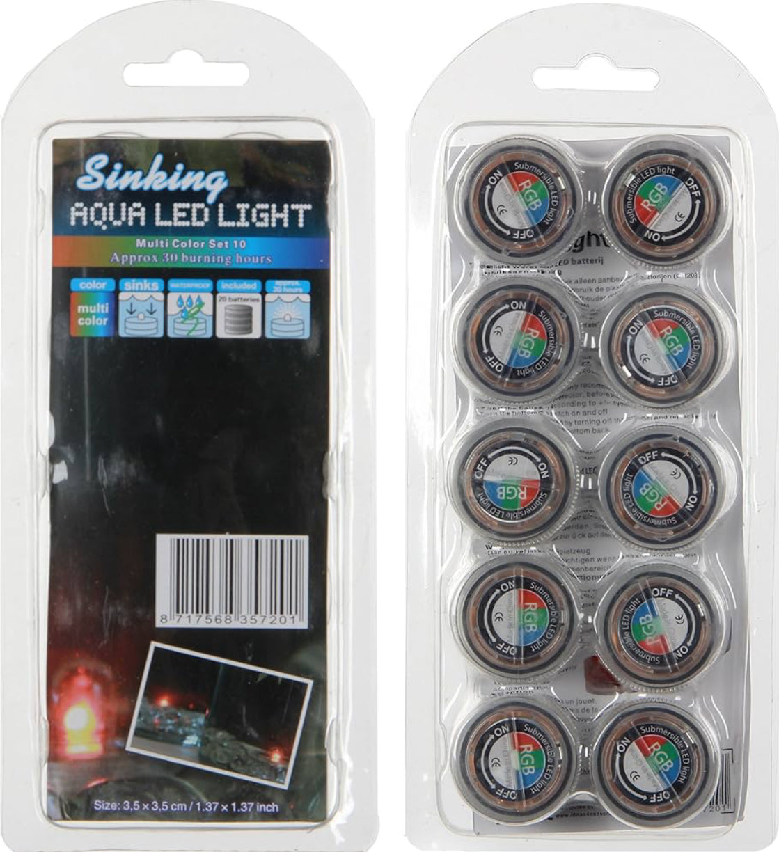 Halloween Lights Submersible LED Lights cr2032 Battery Powered Underwater Waterproof LED Tea Light for Events Wedding Centerpieces Vase Floral Xmas Holidays Home Decor Lighting(Pack of 12) (Teal)
