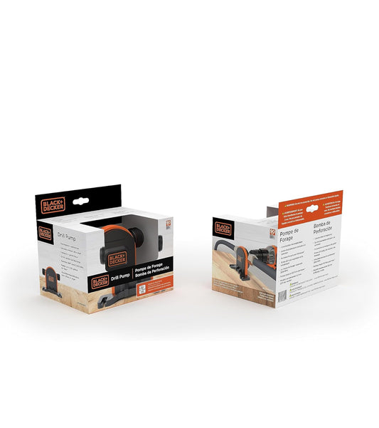 Black+Decker Boor-Aangedrewe Pomp, Dra nie-plofbare of nie-bytende vloeistowwe oor