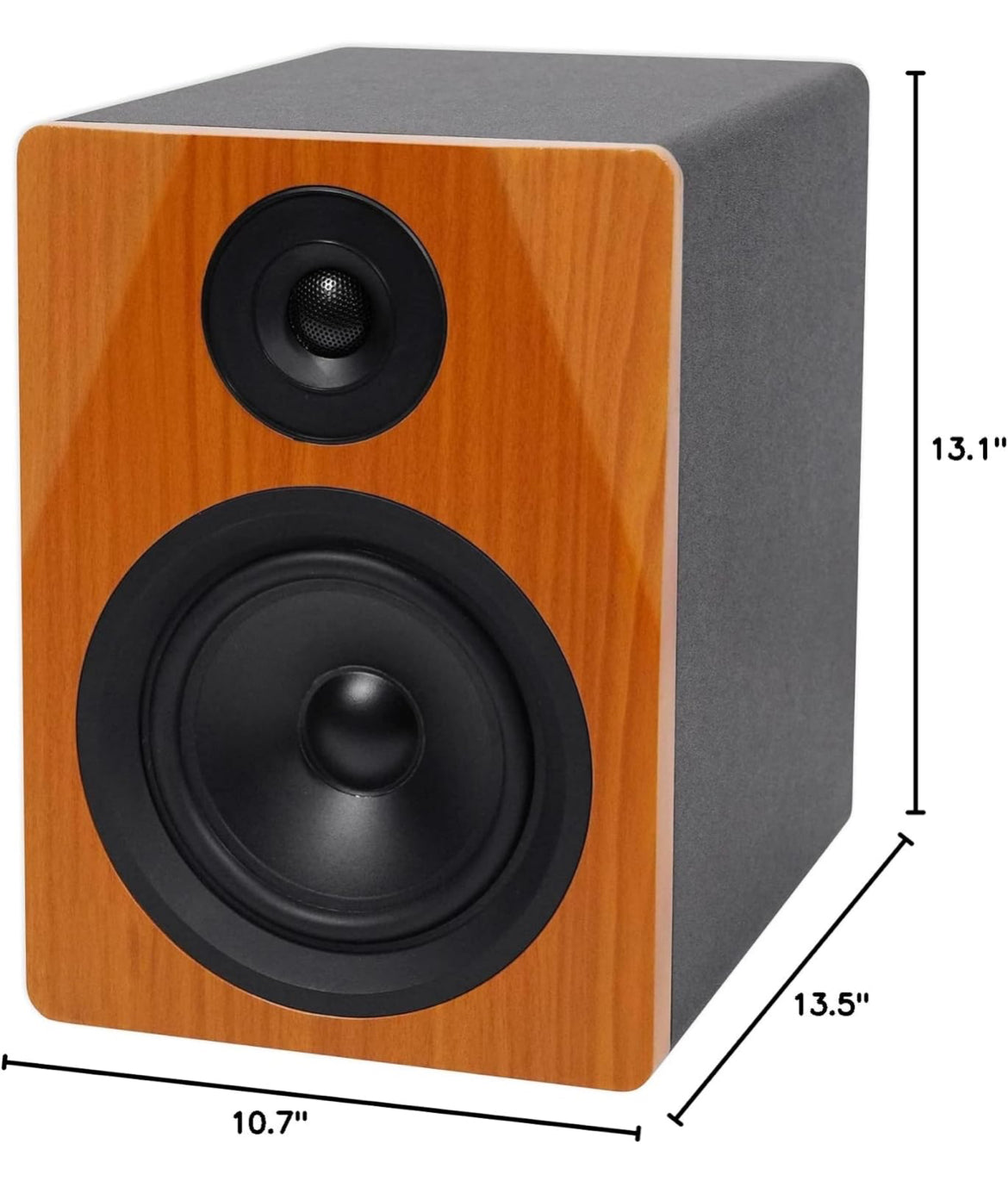 Rockville 2 DPM5C Dual Powered 5.25" 300w Active Recording Studio Monitors+Pads