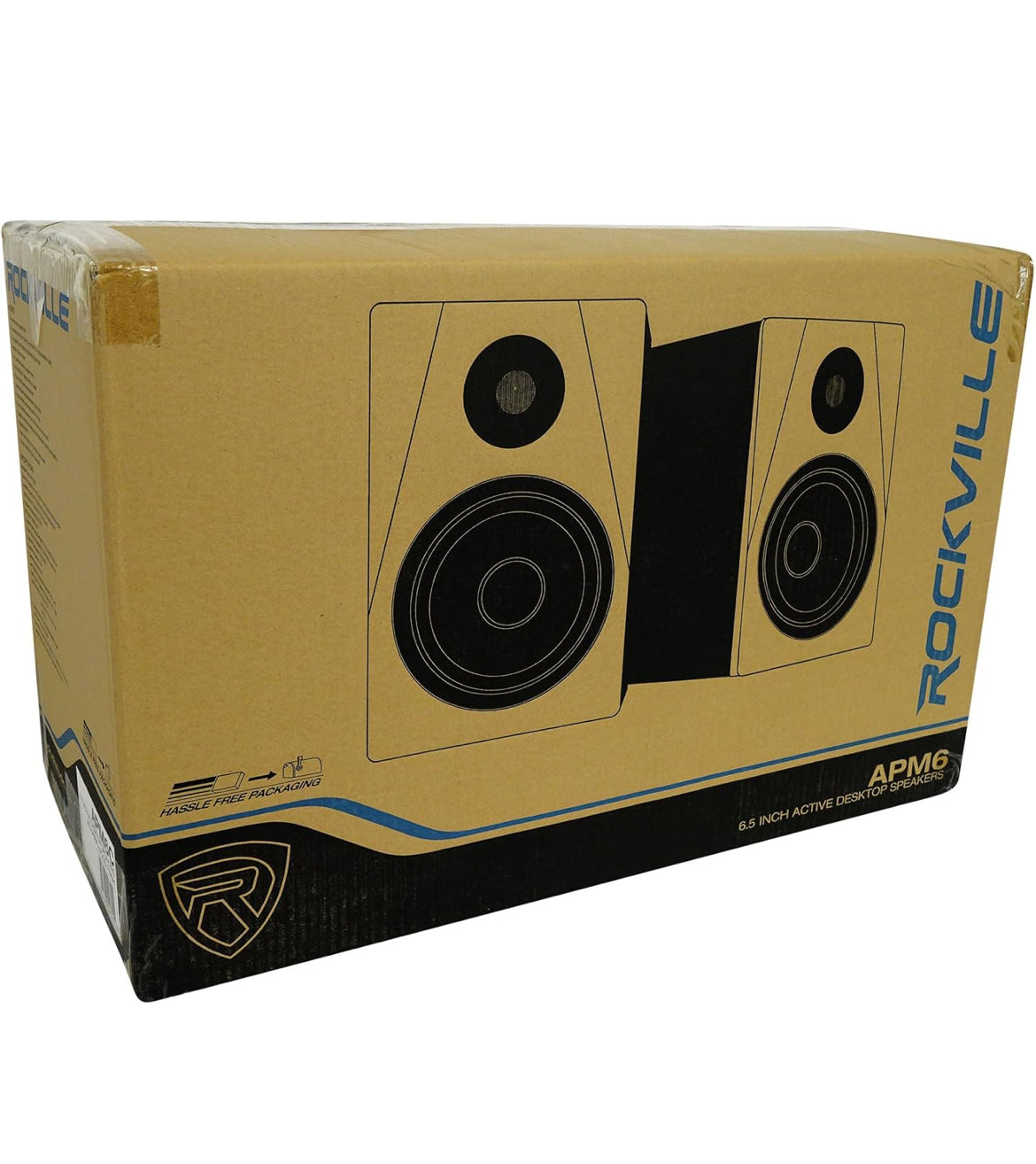 Rockville Apm6c 6.5" 2-Way 350W Active/Powered USB Studio Monitor Speakers Pair