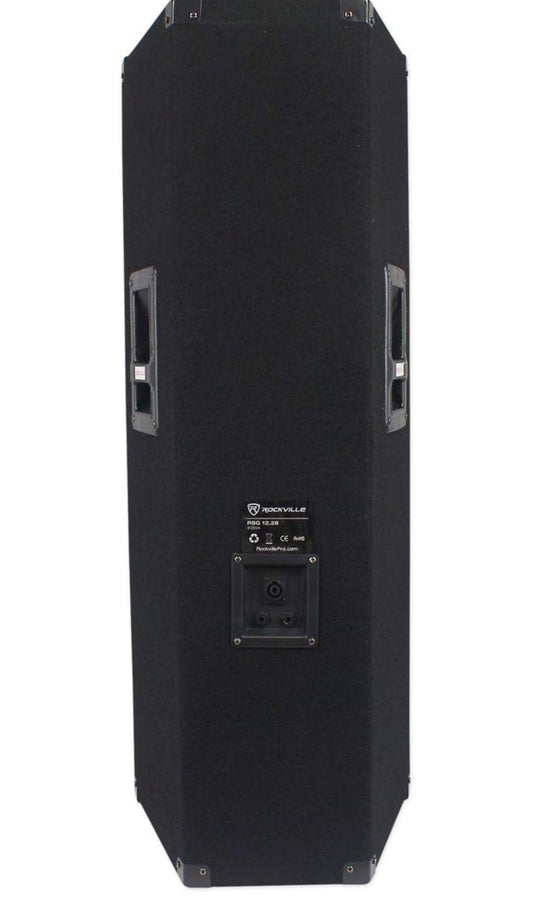 Rockville Dubbel 12” 2000 Watt 3-Rigting 8-Ohm Passiewe DJ/Pro Oudio PA Luidspreker (RSG12.2)