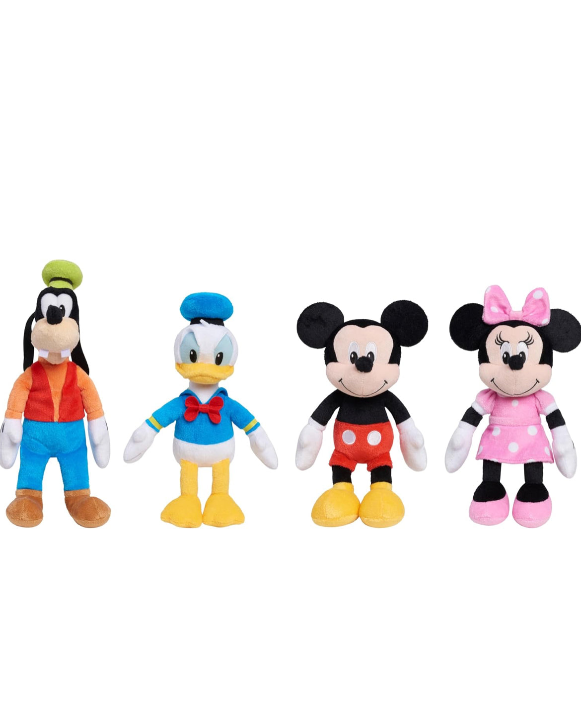 Disney Junior Mickey Mouse Bean Plush Minnie Mouse Stuffed Animal, Kids Toys for Ages 2 Up by Just Play