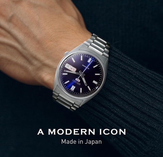 Seiko 5 Manshorlosie van vlekvrye staal