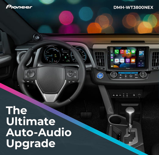 Pioneer 9" Capacitive Touchscreen Floating Display Car Stereo Digital Multimedia Receiver, Wireless Apple CarPlay & Android Auto, Amazon Alexa, Bluetooth, FLAC, Backup Camera, HD Radio