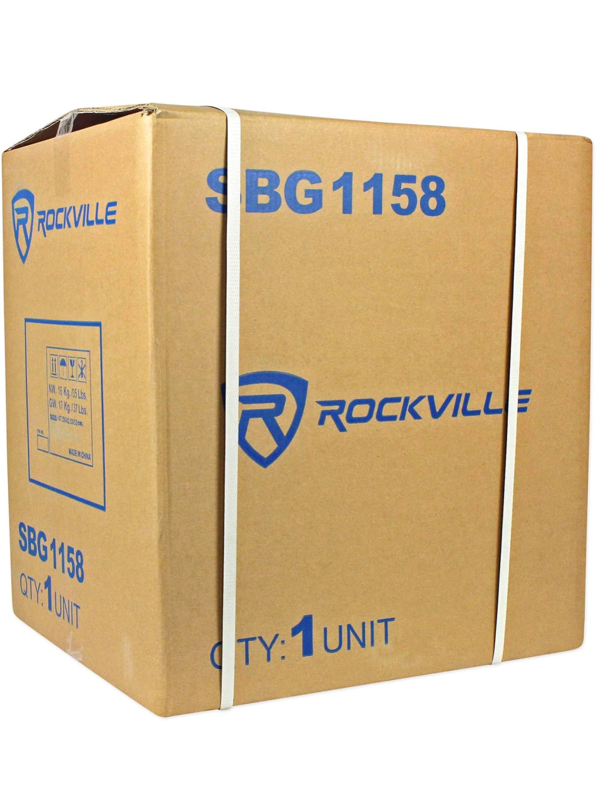 Rockville SBG1158 15" 800 Watt Subwoofer Sub vir Kerkklankstelsels