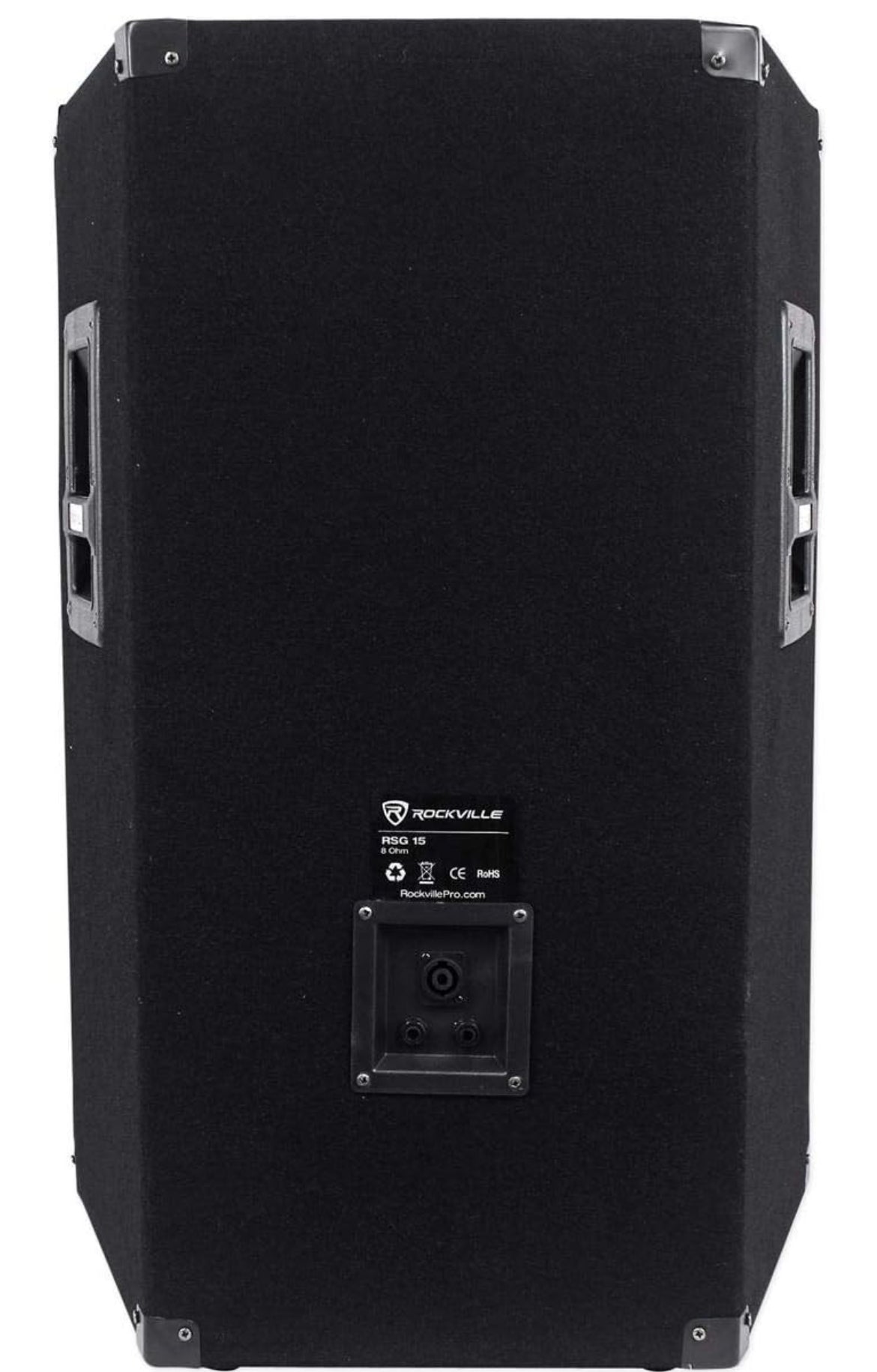 Rockville RSG15 1500W 3-Way 8-Ohm Passive PA Speaker, High Sensitivity, Rugged Build, Versatile Inputs