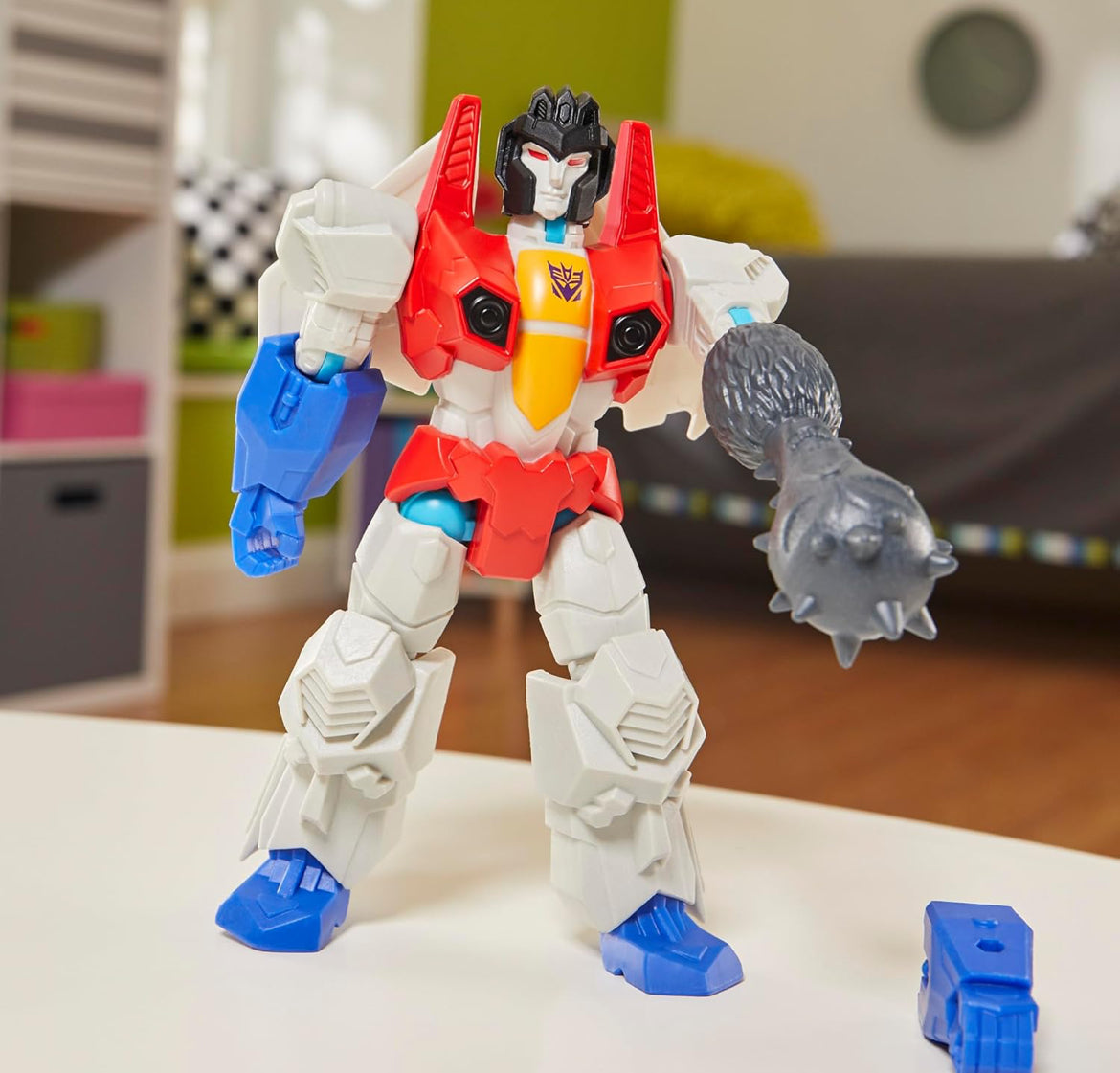 Transformers MixMashers Starscream Custom Mix-and-Match Action Figure & Accessories, 5-Inch-Scale (12 cm) Robot Toys for Kids Ages 4+