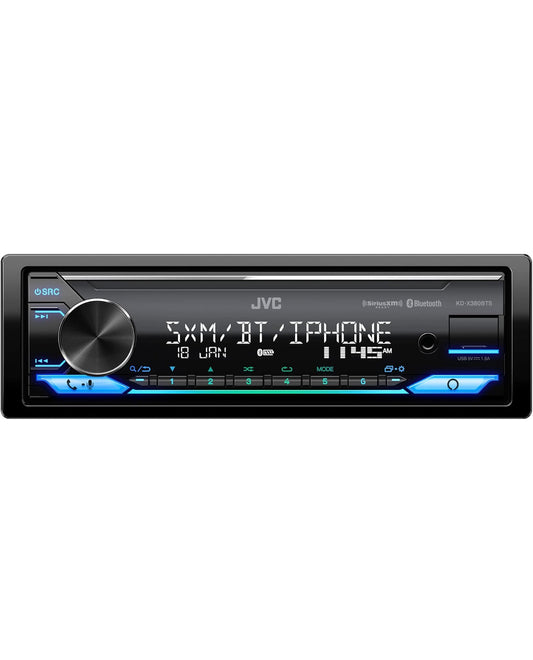 JVC KD-X380BTS Digitale Media Motorontvanger Met Bluetooth, USB, SiriusXM, Amazon Alexa
