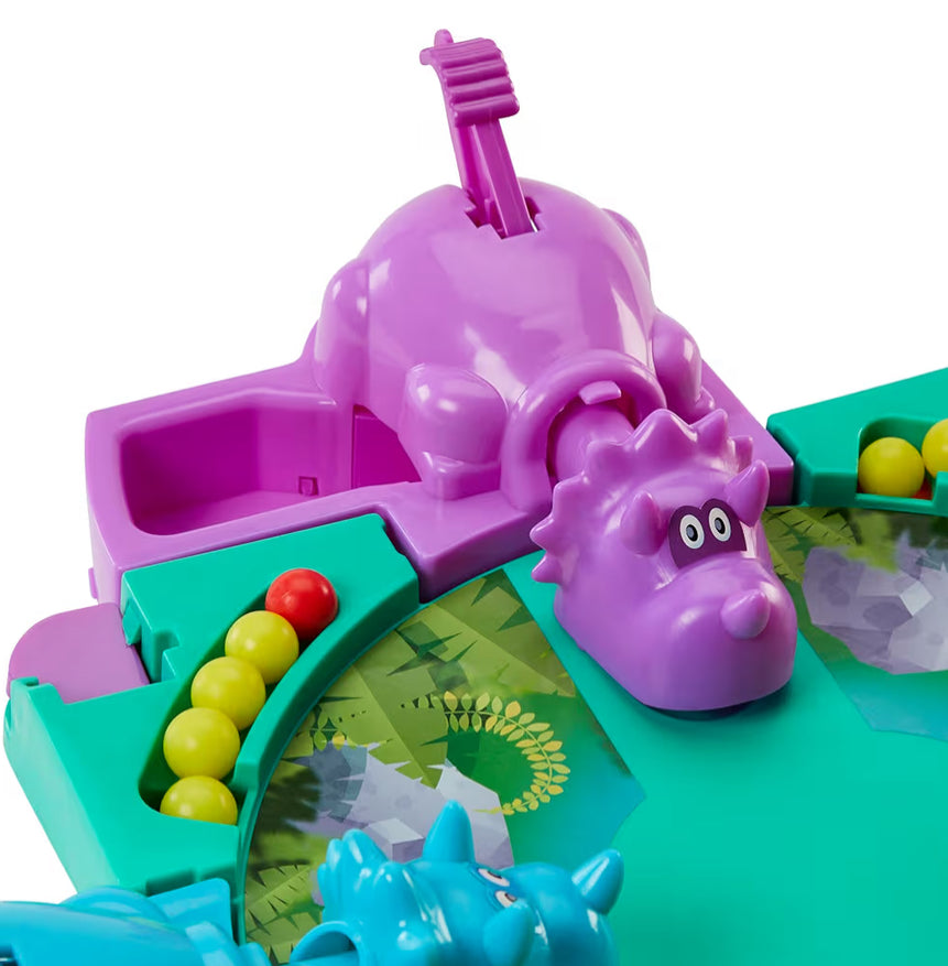Hasbro Gaming Hungry Hungry Hippos Dino Edition Board Game - Pre-School Game for Ages 4 and Up
