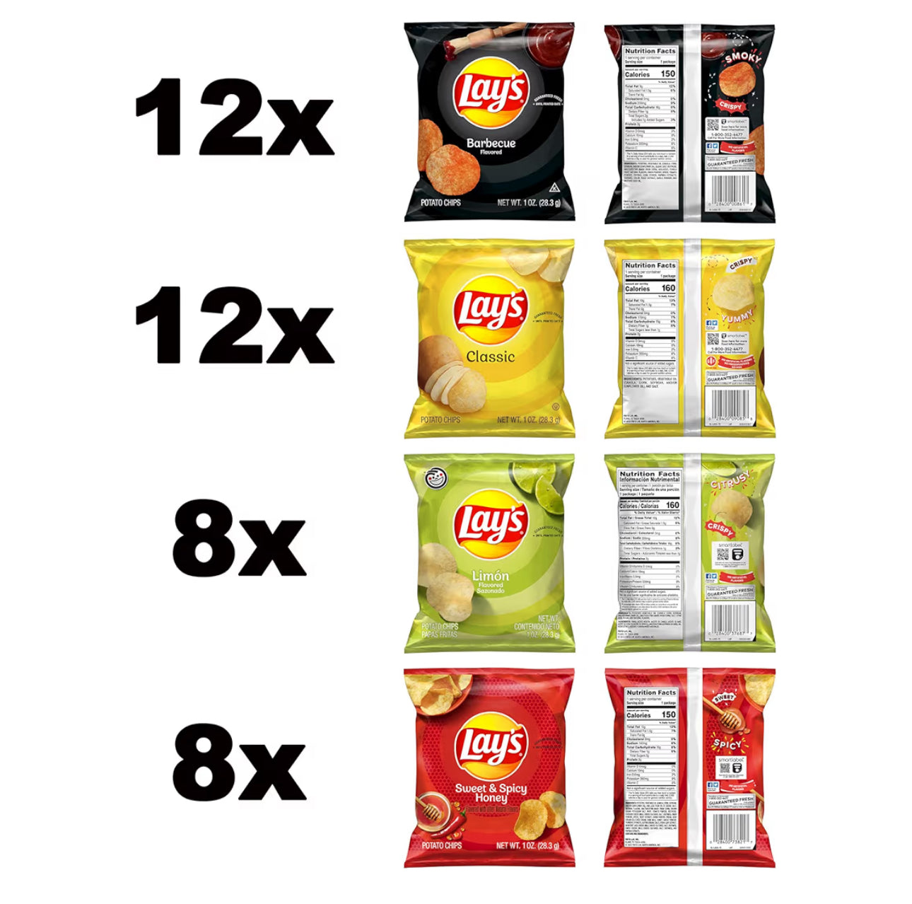 Lay's Aartappelskyfies Braaivleis Gegeur (40 Tel)
