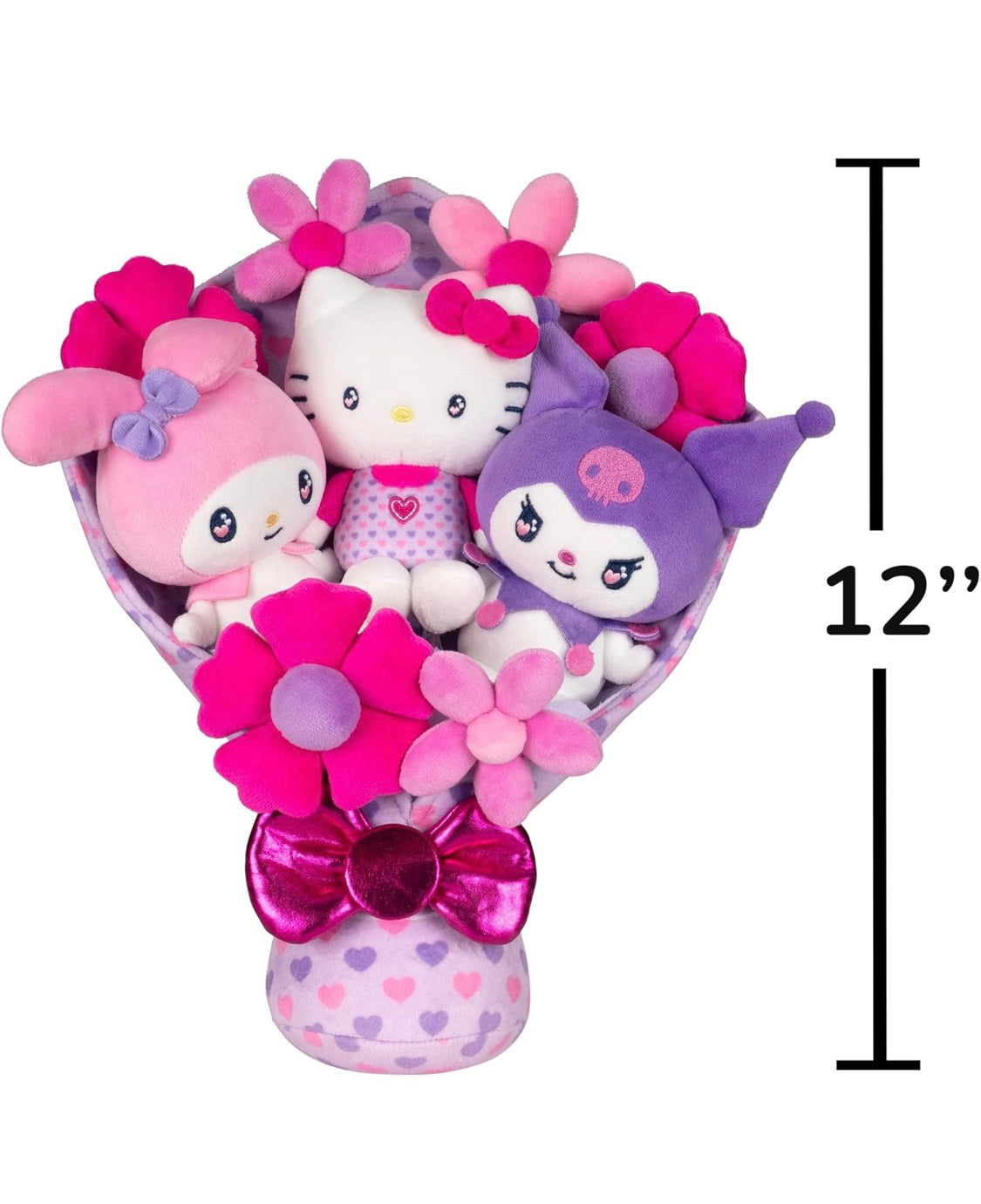 New - Plush Special Occasion Bouquet - 9” Hello Kitty and Friends
