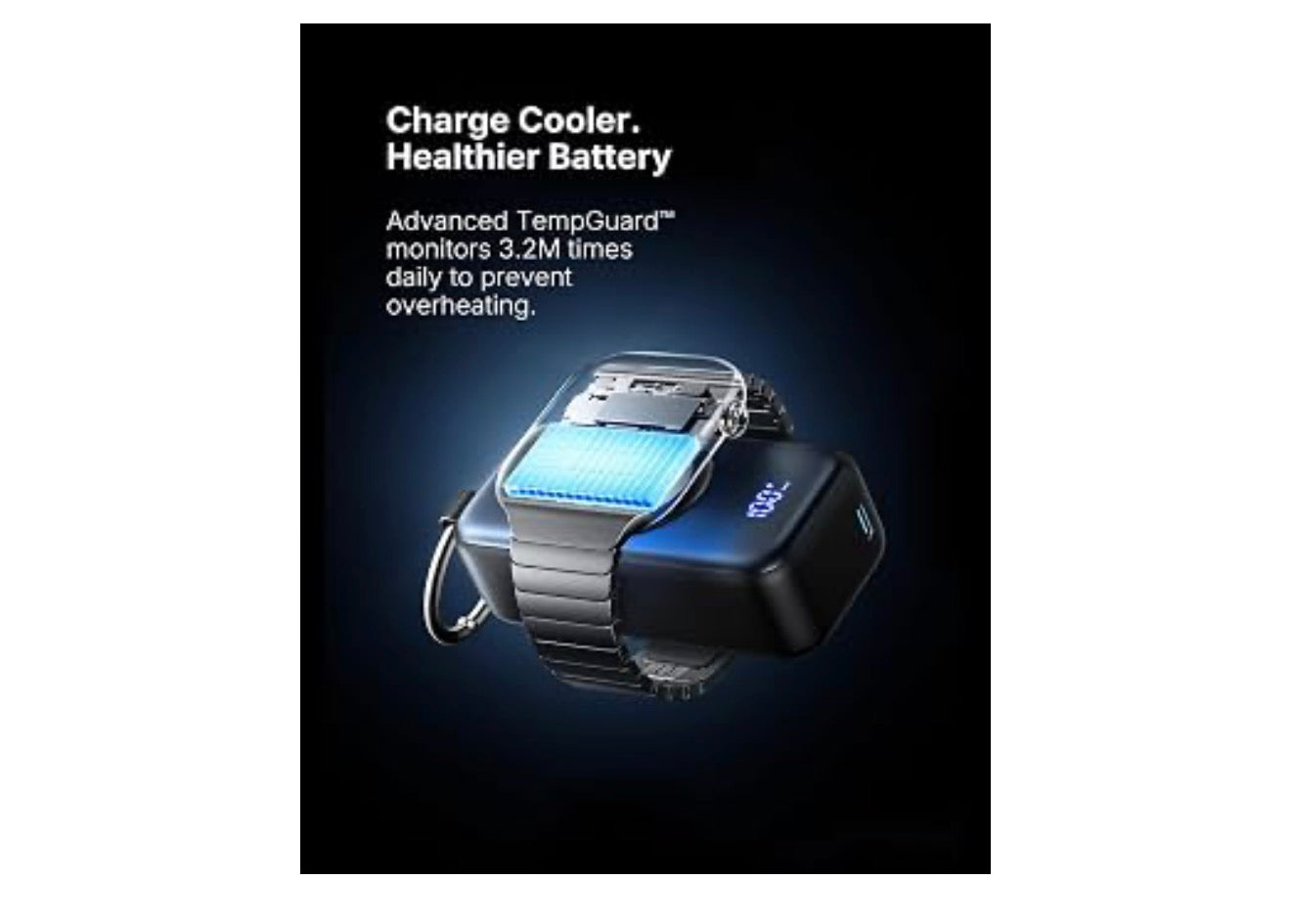 INIU 20W SnapGo Portable Charger, 5000mAh Mini Power Bank for Apple Watch
20W Fast Charging, Travel Keychain, Built-in USB-C Cable, Flight-Safe, Battery Pack for Apple Watch, iPhone 17 etc