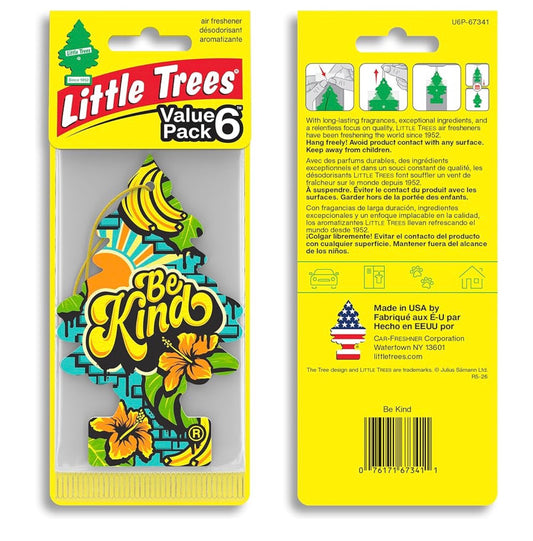 LITTLE TREES Motorlugverfrisser | Hangende Boom Verskaf Langdurige Geur vir Motor en Huis – (Wees Vriendelik)