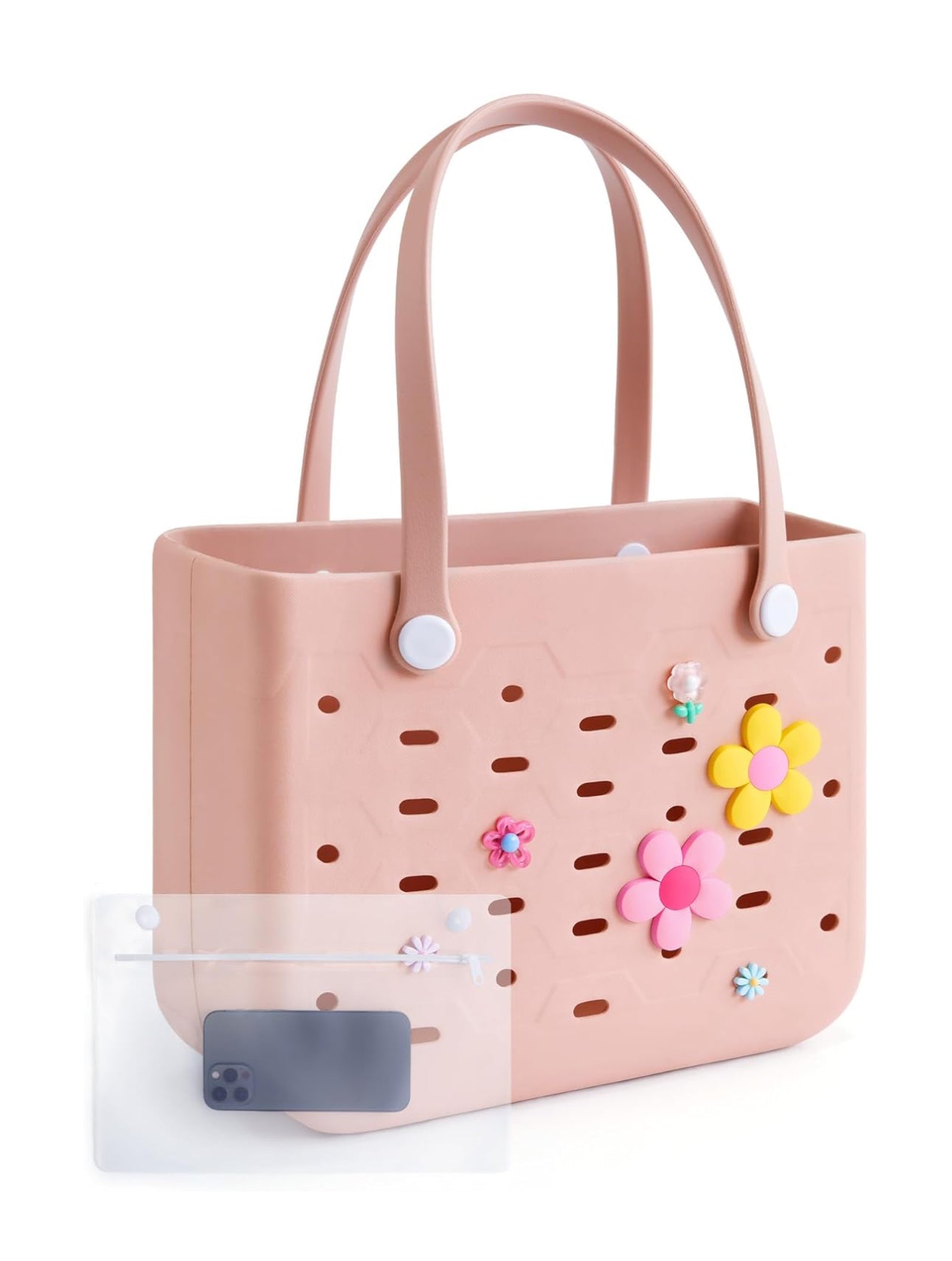 Bag Essential, Water-resistant Rubber Tote Bag, Sand-proof, Vacation -Beach Essential