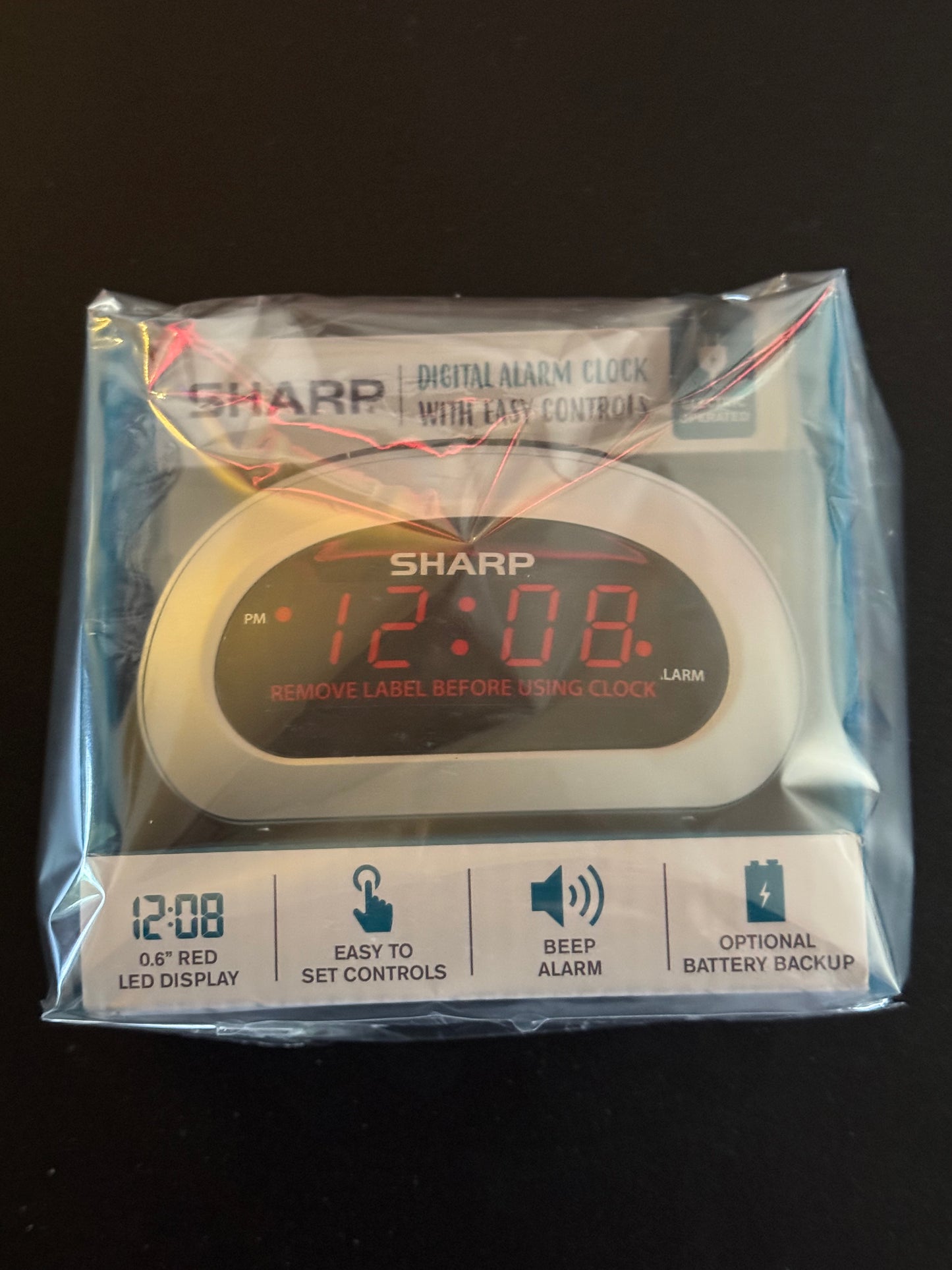 Skerp Digitale Wekker met Maklike Beheer en Batteryrugsteun