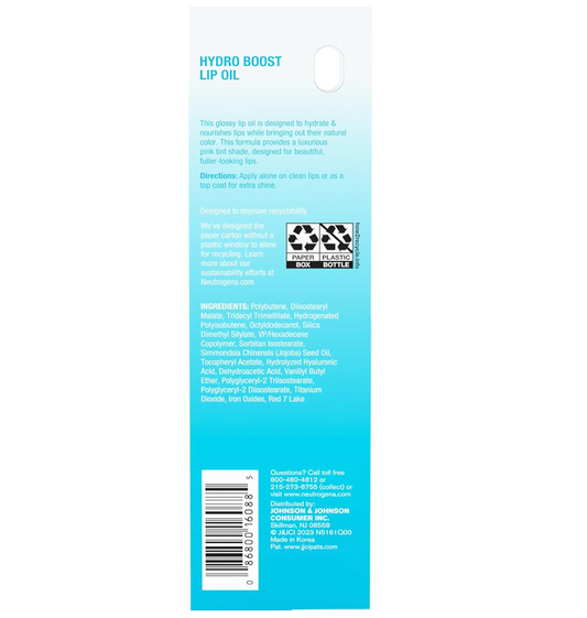 Neutrogena Hydro Boost Getinte Lipolie Hydraterende en Voedende Voller Lippe – Ligpienk