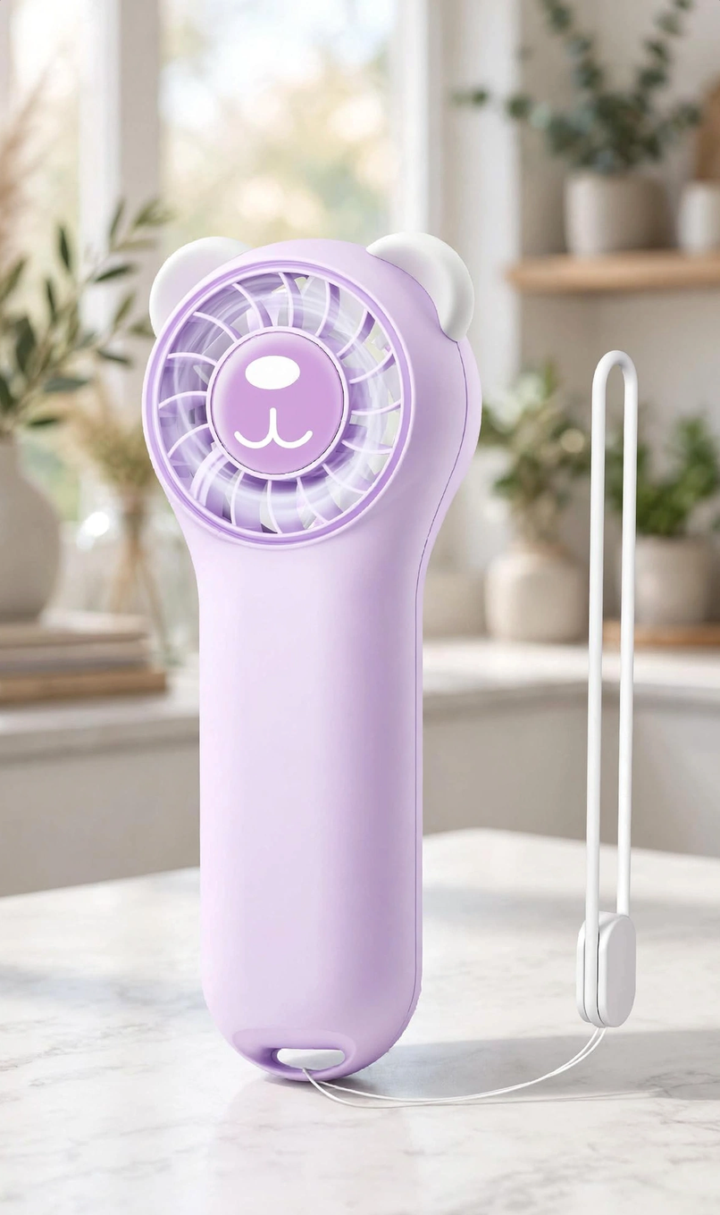 (PERS) Oulike Beer Mini Handgehoude Draagbare Waaier 11000RPM Herlaaibaar
