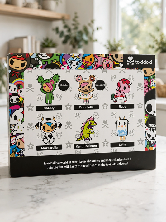 Tokidoki 6-Figuurpak Sandy Donatella Ruby Kaiju Latte