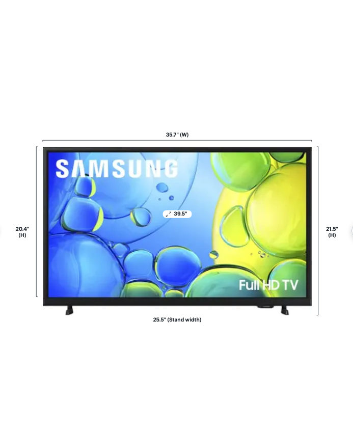 Samsung - 40" Class F6000F Series LED Full HD Smart Tizen TV