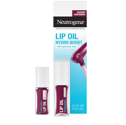 Neutrogena Hydro Boost Getinte Lipolie Hidrerende en Voedende Voller Lykende Lippe – Radiant Raspberry