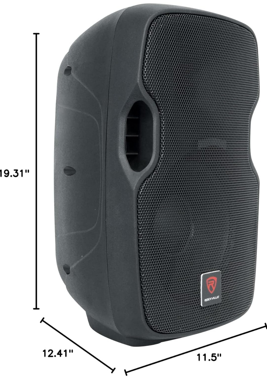 Rockville (2) BPA10 10" Professional Powered 400 Watt DJ PA Speakers w/Bluetooth