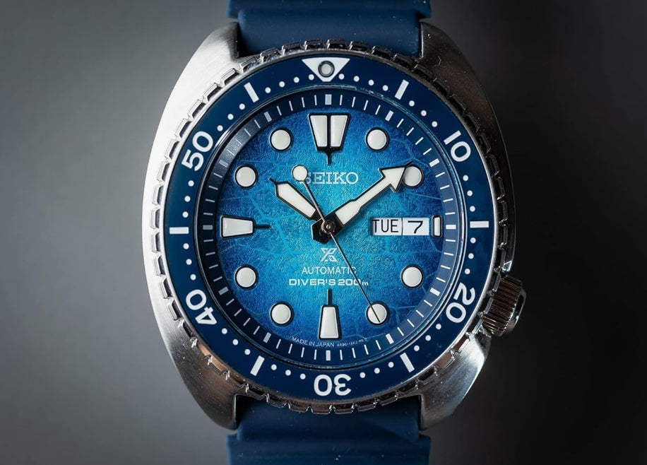 SEIKO Outomatiese Duikhorlosie vir Mans - Prospex Spesiale Uitgawe - LumiBrite-wysers, Saffierglas - Waterbestand 200M