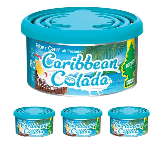 LITTLE TREES Motorlugverfrisser Veselblik Geur - Caribbean Colada (4)