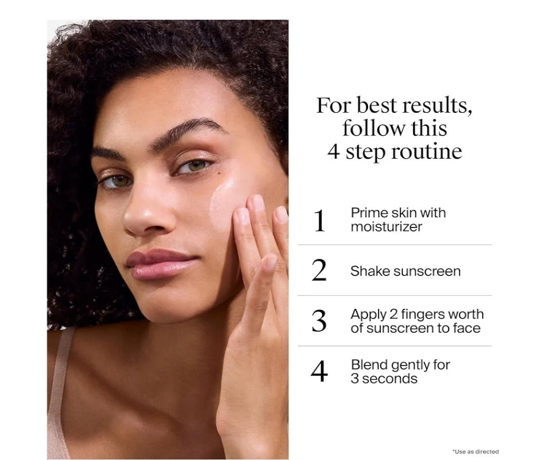 Neutrogena Ultra Sheer Mineral Face Liquid Sonbrandroom SPF 70, Breë Spektrum UVA UVB vir Sensitiewe Vel Hipoallergeen (1.4 fl oz)