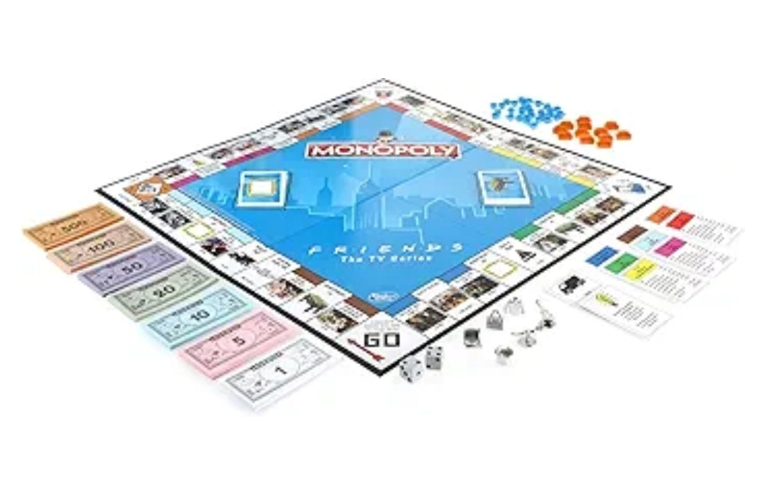 Monopoly Hasbro Gaming Friends The TV Series Edition Board Game for Ages 8 and Up