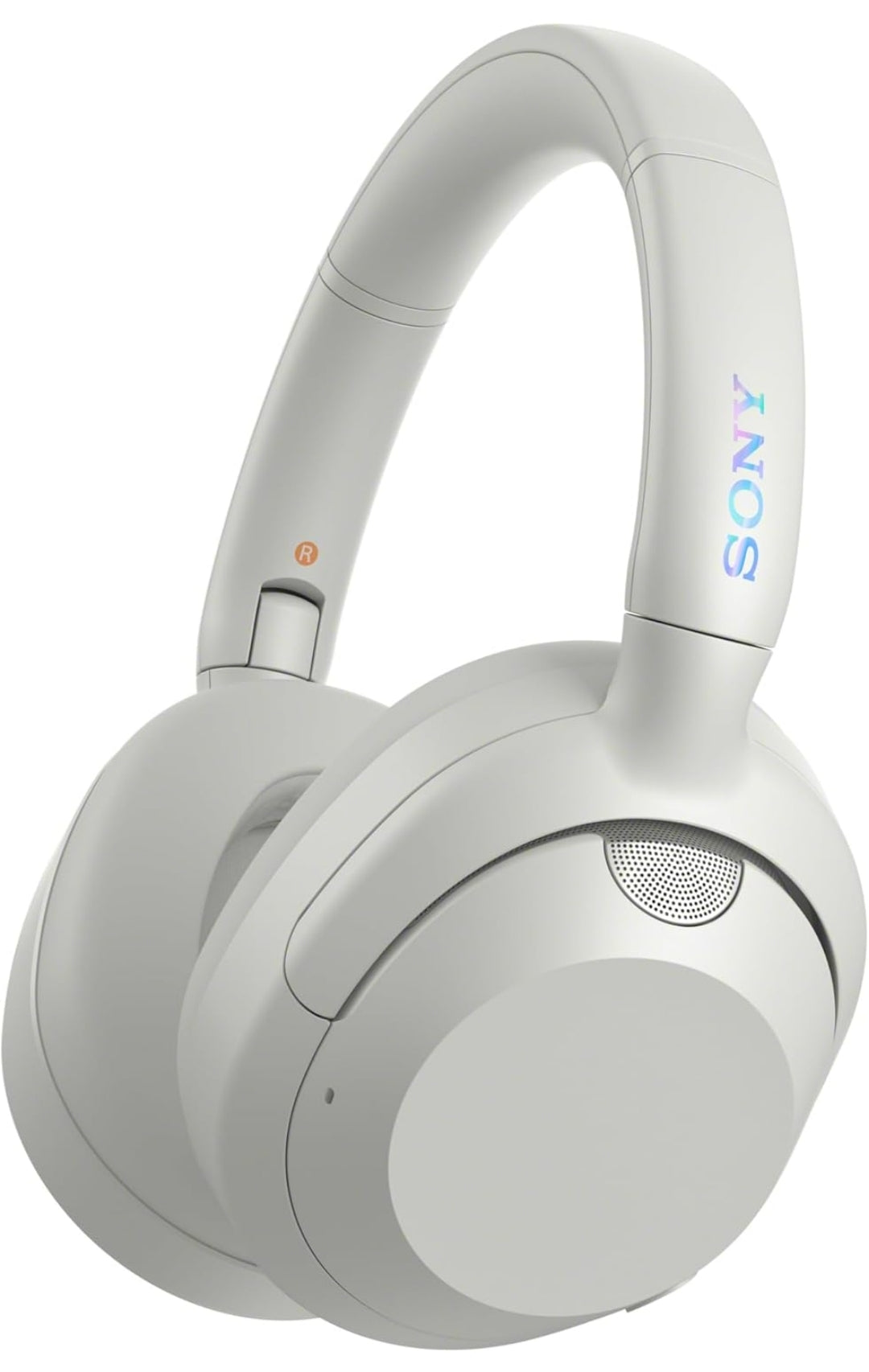 Sony ULT WEAR Oor-die-oor Geraasdempende Bluetooth-koptelefoon met ingeboude Alexa, Gemaklike Ontwerp, 30-uur Batterylewe (Gebroke Wit)
