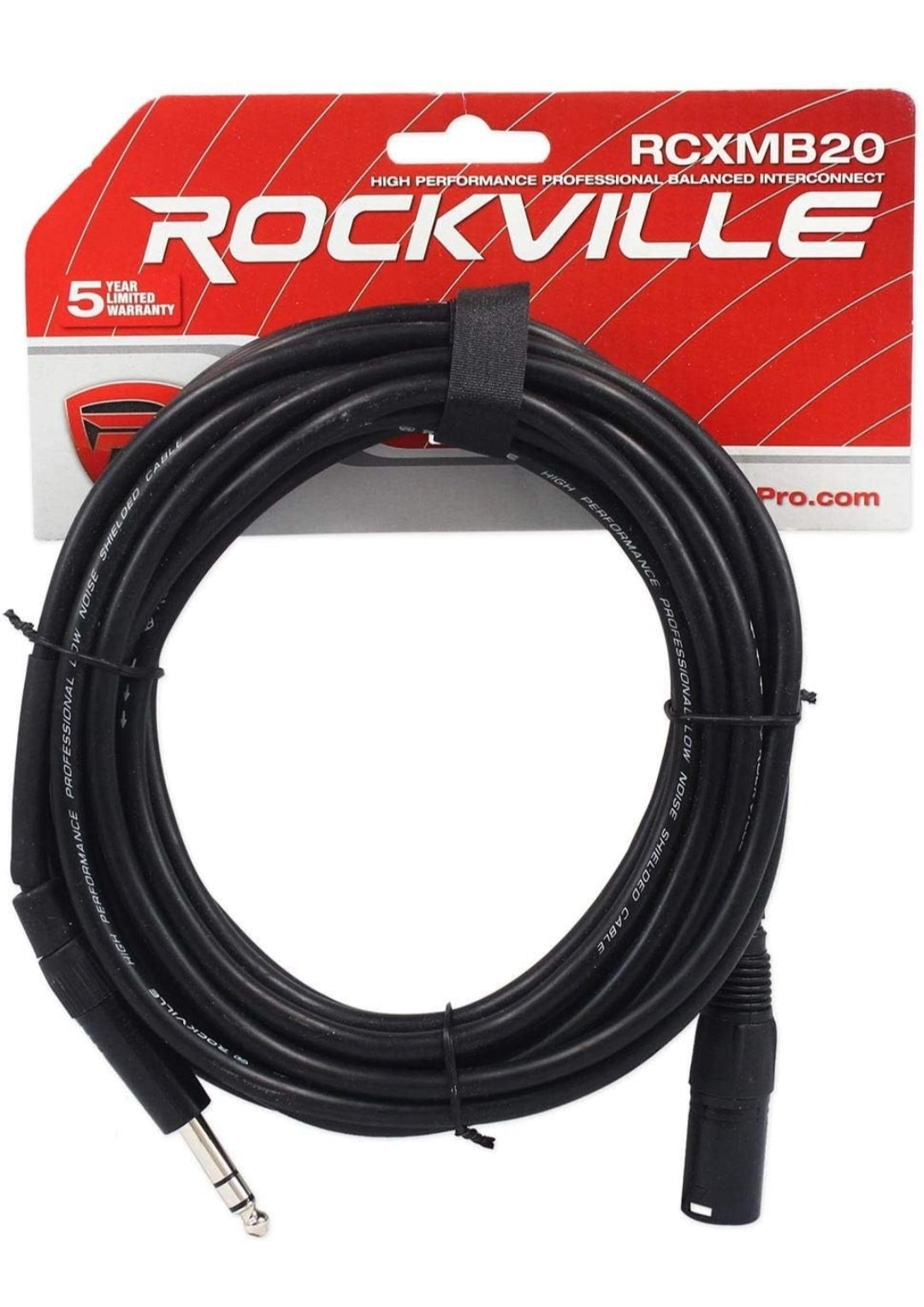 Bundle: (2) Rockville BPA8 8" 300W Speakers w/Bluetooth+ (1) Mackie Mix5 Mixer+ (2) RCXMB20B 20' XLR-TRS Cables REAN