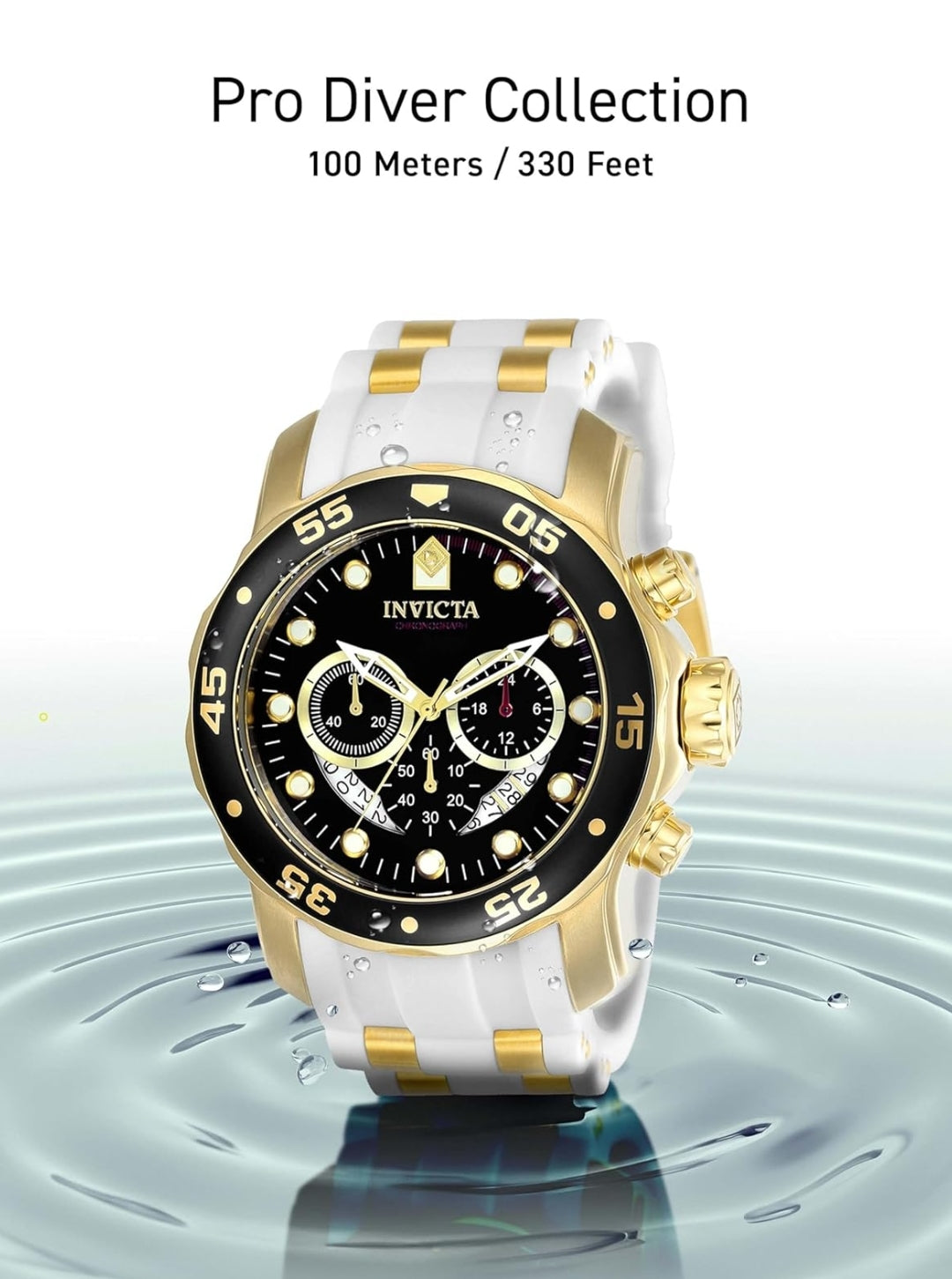 Invicta Men's 20289 Pro Diver Analog Display Quartz White Watch