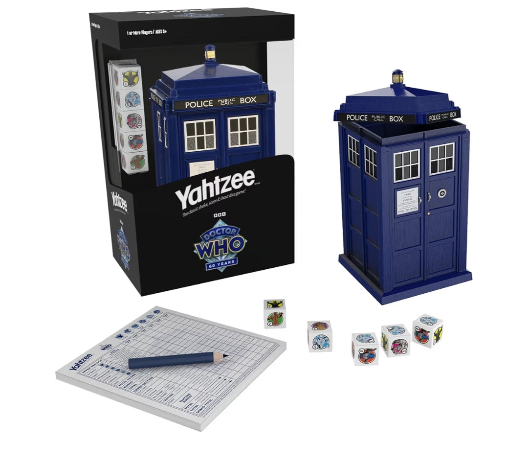YAHTZEE: Doctor Who TARDIS 60th Anniversary Edition