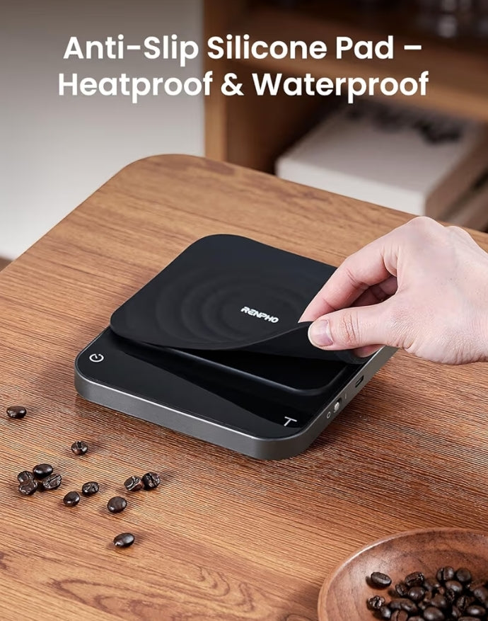Bundle Smart Body Measuring Tape, and Coffee Scale with Timer, 0.1g High Precision Rechargeable