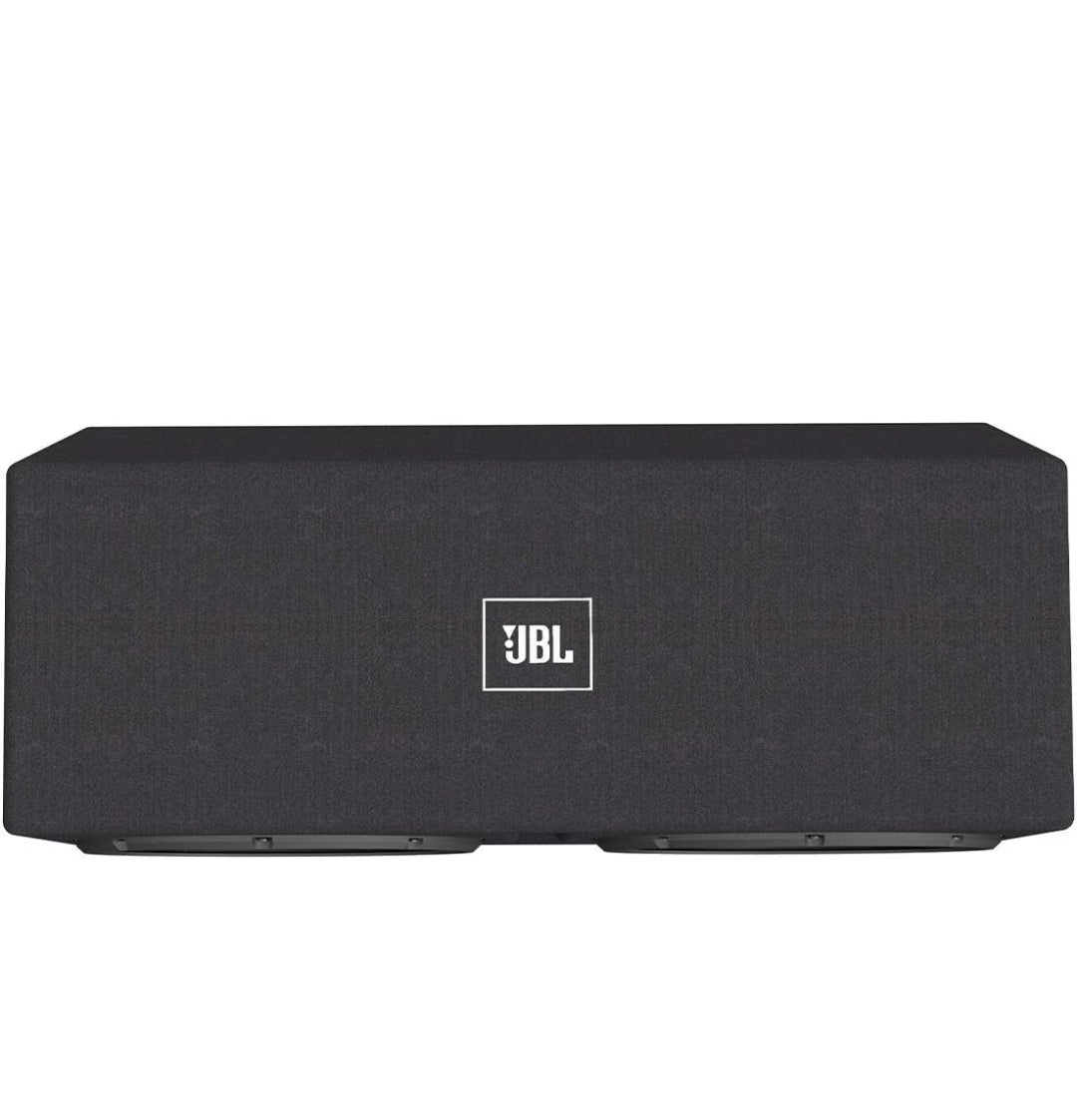 JBL Dual 12 INCHES Car Audio Ported Enclosure, Black - NEW