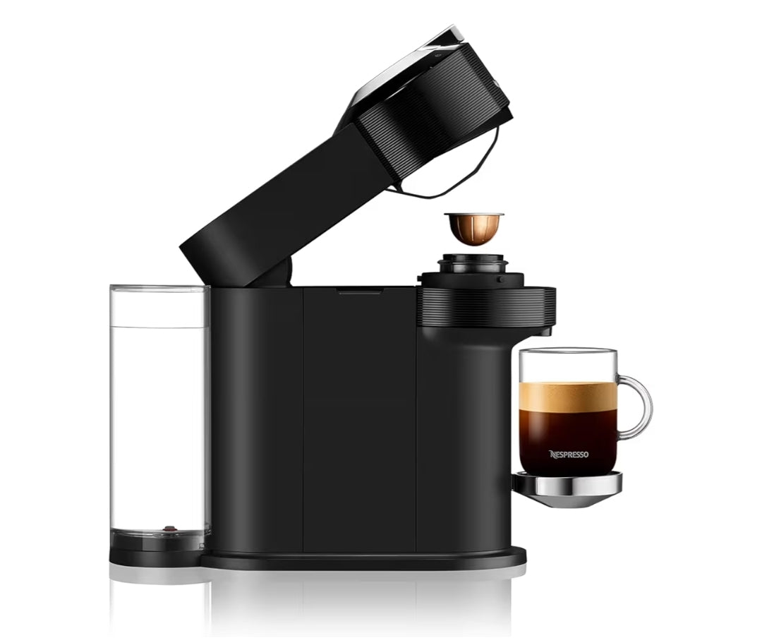 Nespresso Vertuo Next Koffie- en Espressomasjien deur Breville Premium, Melkskuimer, met Aeroccino