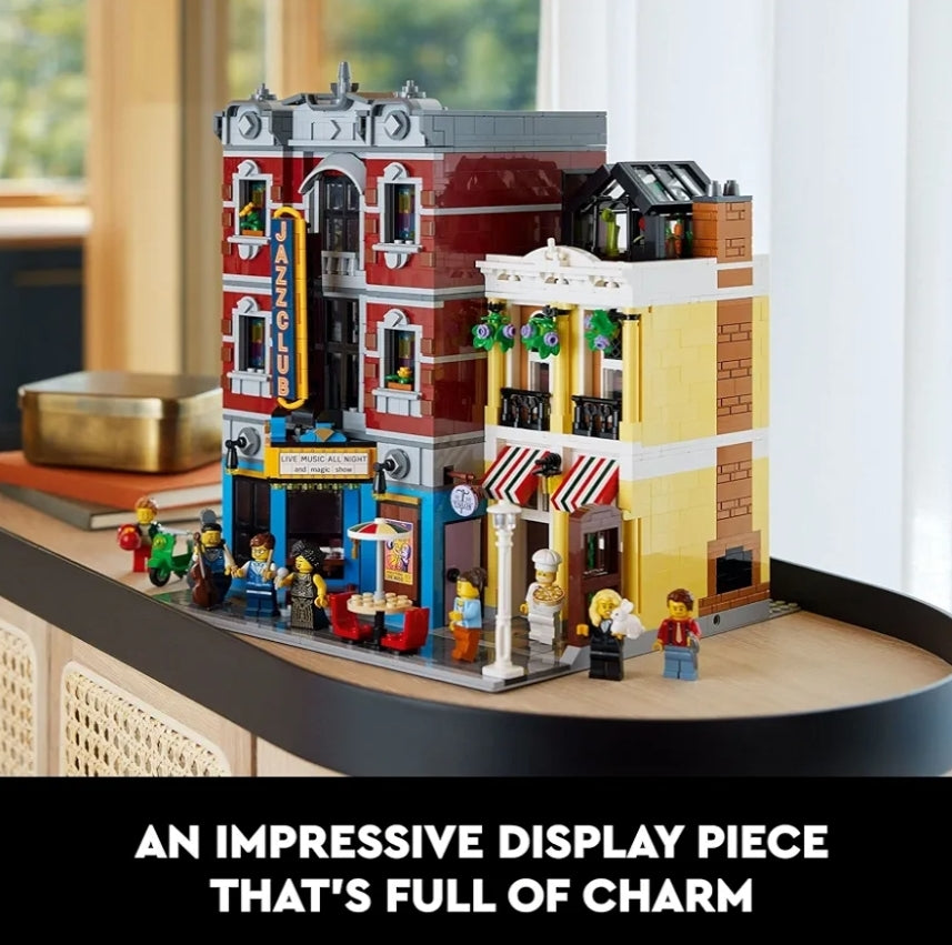 LEGO Icons Jazzklub Boublokke - Kantoor- of Boekrakversiering 10312