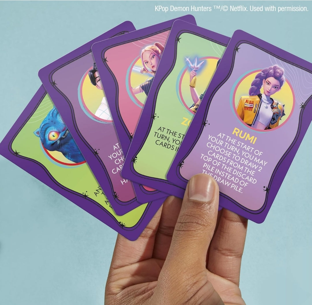 Monopoly Deal: Kpop Demon Hunters Card Game - Family Games (Kids, Tweens, Teens, and Adults - 2-5 Players - Ages 8+)
