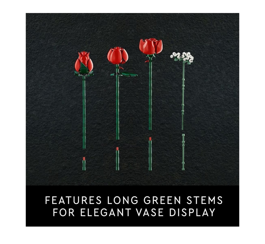 LEGO Botanicals Ruiker Rose Kunsblomme Boustel