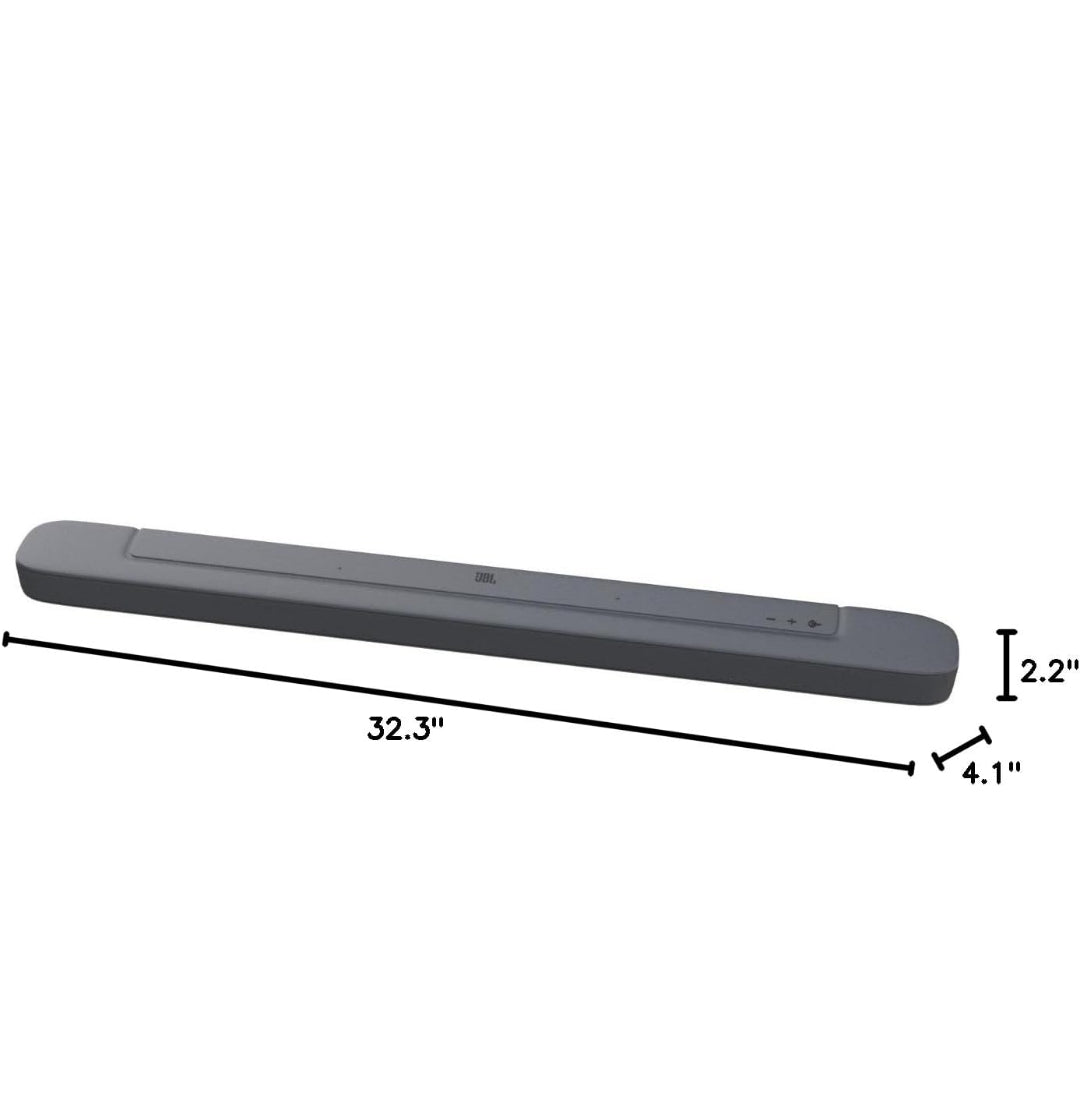 JBL Bar 300: 5.0-Channel Compact All-in-one soundbar with MultiBeam™ - Black