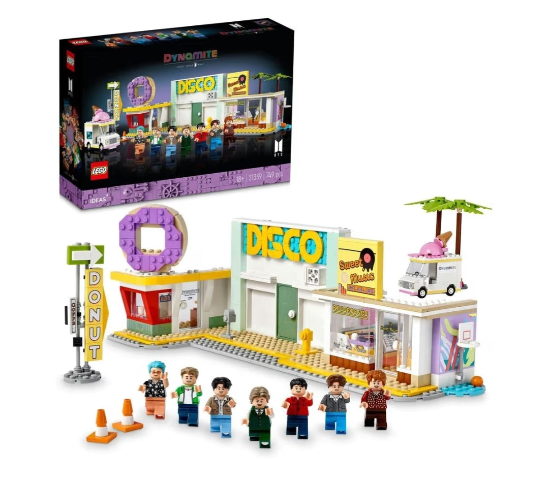 Lego Ideas BTS Dynamite - Lego Goedere Speelgoedblok Geskenk Musiek - 21339