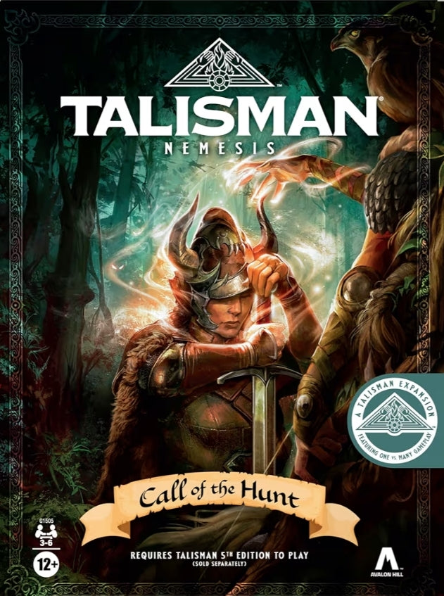 Avalon Hill Talisman Nemesis: Call of The Hunt Expansion Pack - Adventure Strategy Game - Ages 12+ - ( 3-6 Players)