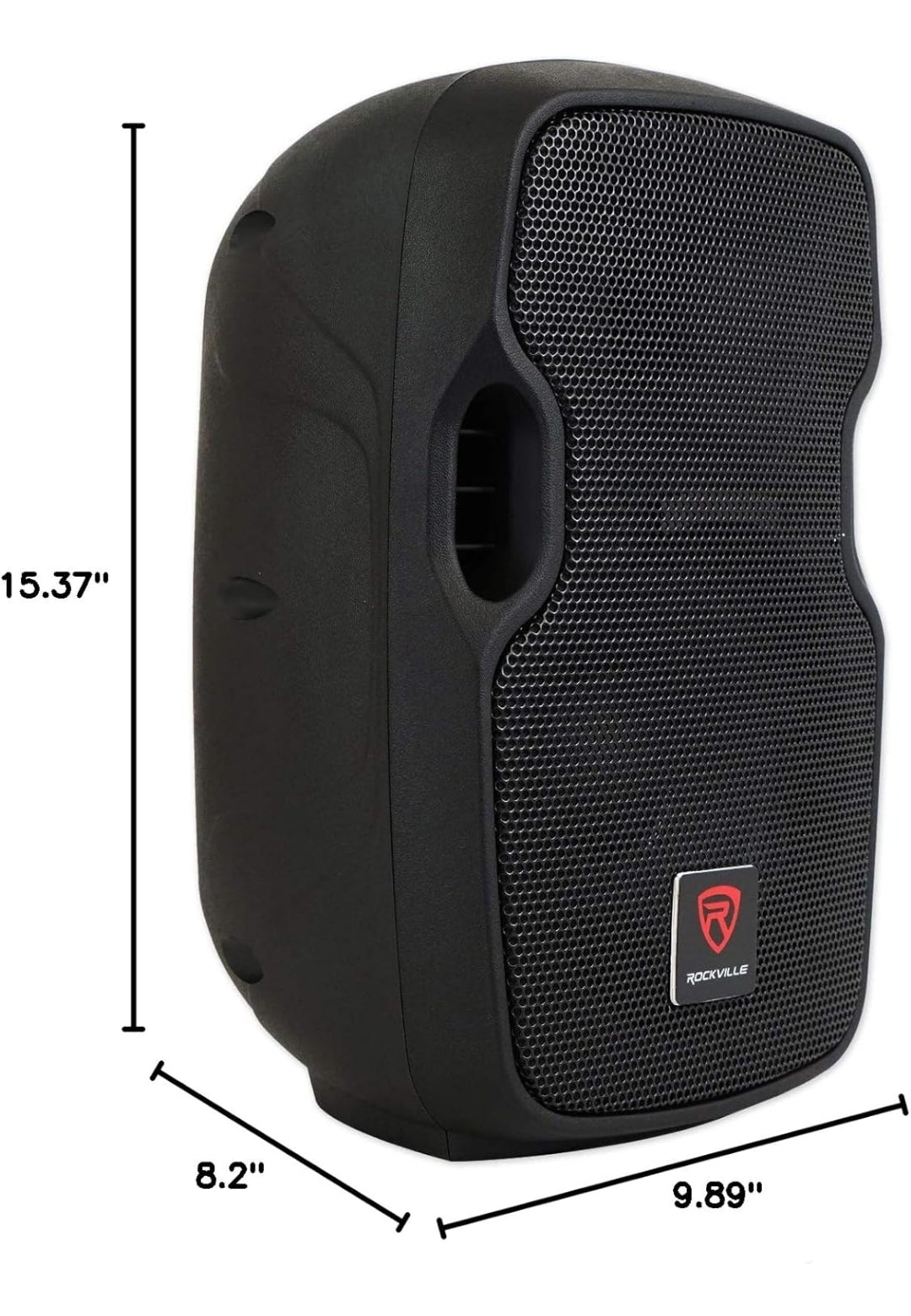 Rockville (2) BPA8 8" Professional Powered Active 300w DJ PA Speakers+Bluetooth