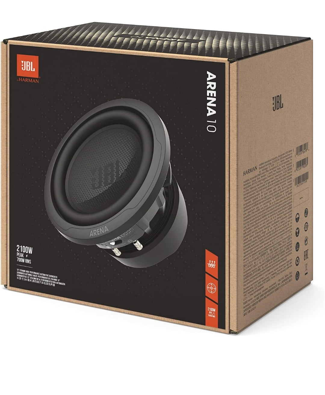 JBL 10” (254mm) High-Performance Automotive Subwoofer - NEW