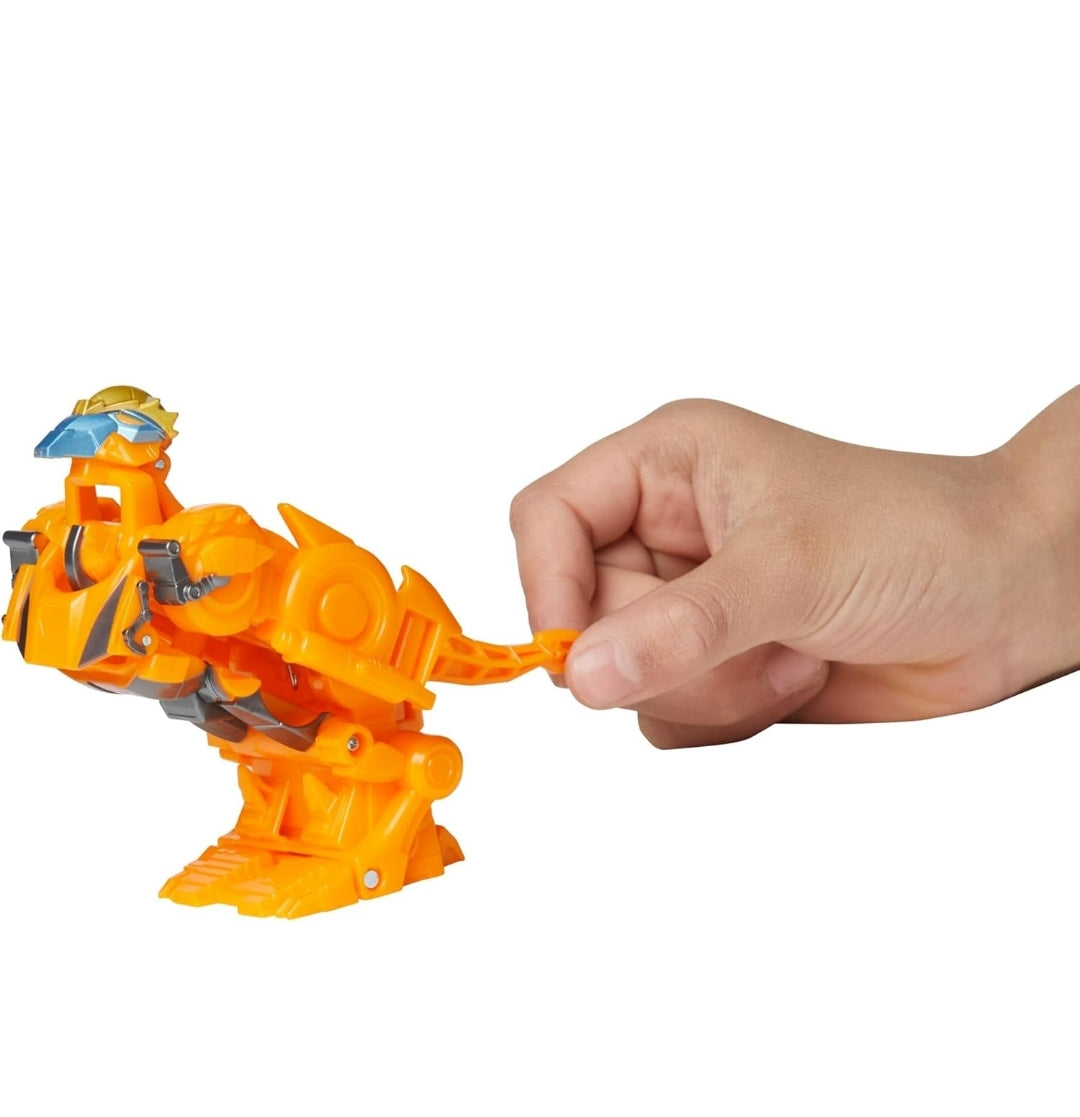 Transformers EarthSpark 1-Step Smash Changers Terran Jawbreaker 4-Inch Action Figure, Robot Toys for Boys and Girls 6 and Up