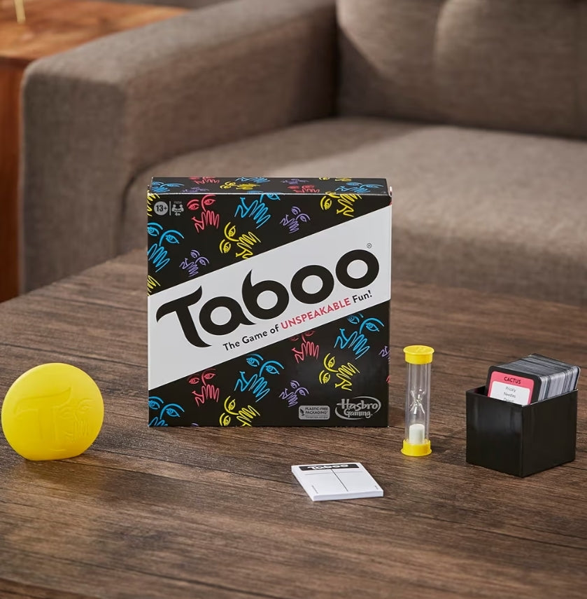 Hasbro Gaming Taboo Classic Game, Party Word Guessing Board Game