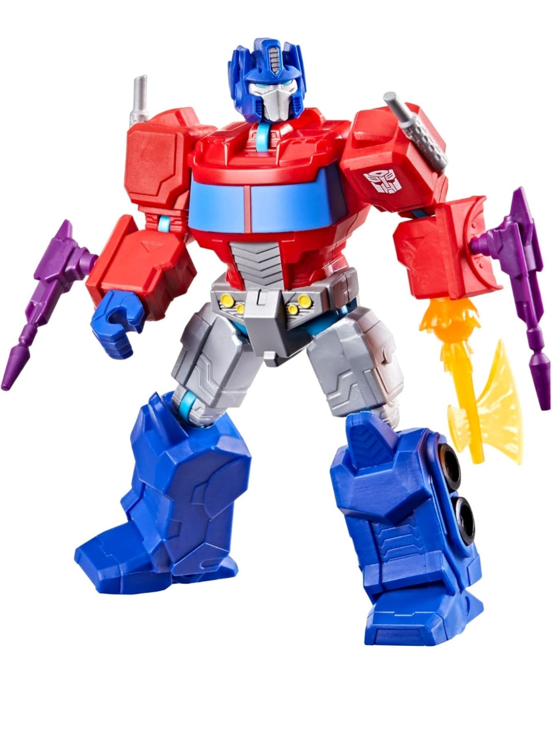 Transformers MixMashers Optimus Prime Custom Mix-and-Match Deluxe Action Figure & Accessories, 5-Inch (12 cm) Robot Toys for Kids, Ages 4+